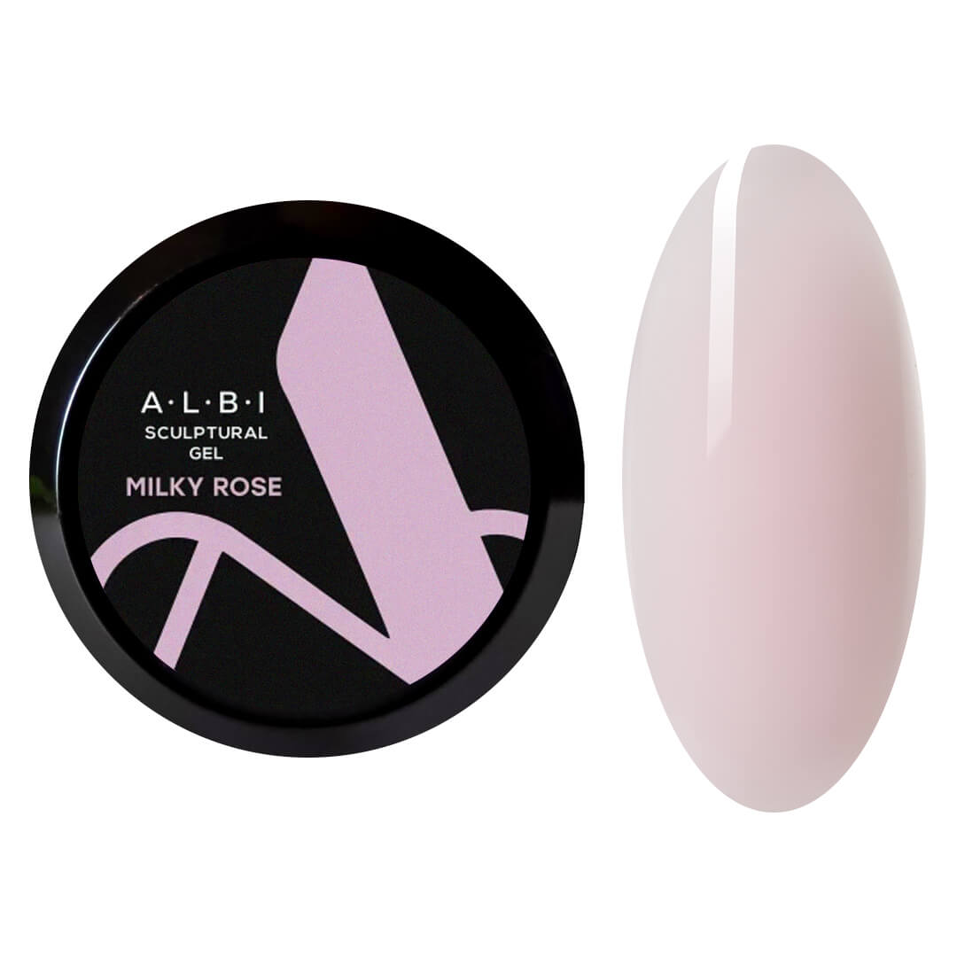 Sculptural gel ALBI NEW MILKY ROSE