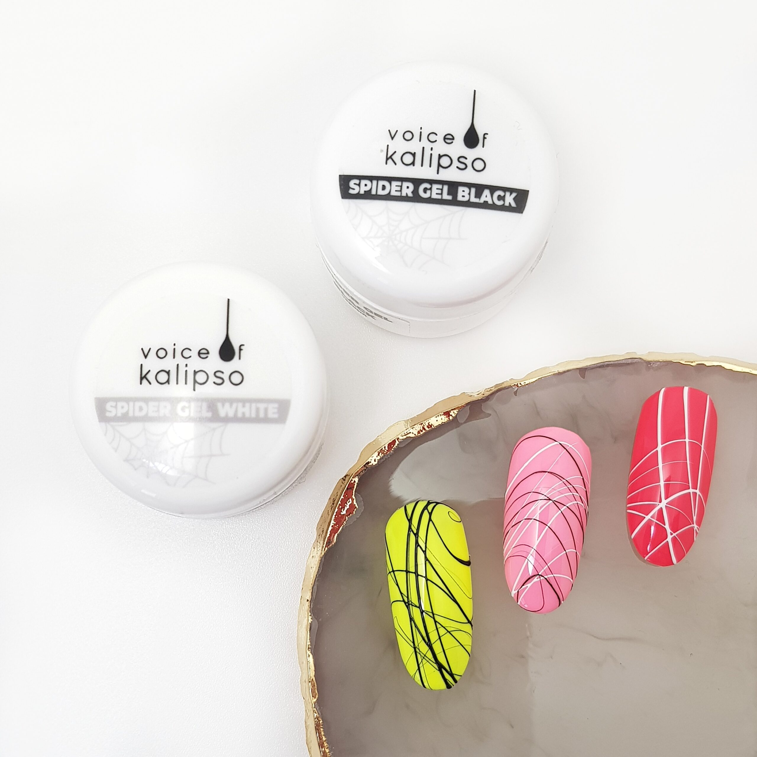 GELʹ KRASKA PAUTINKA SPIDER GEL VOICE OF KALIPSO, CHERNYY, 5 ML - 2