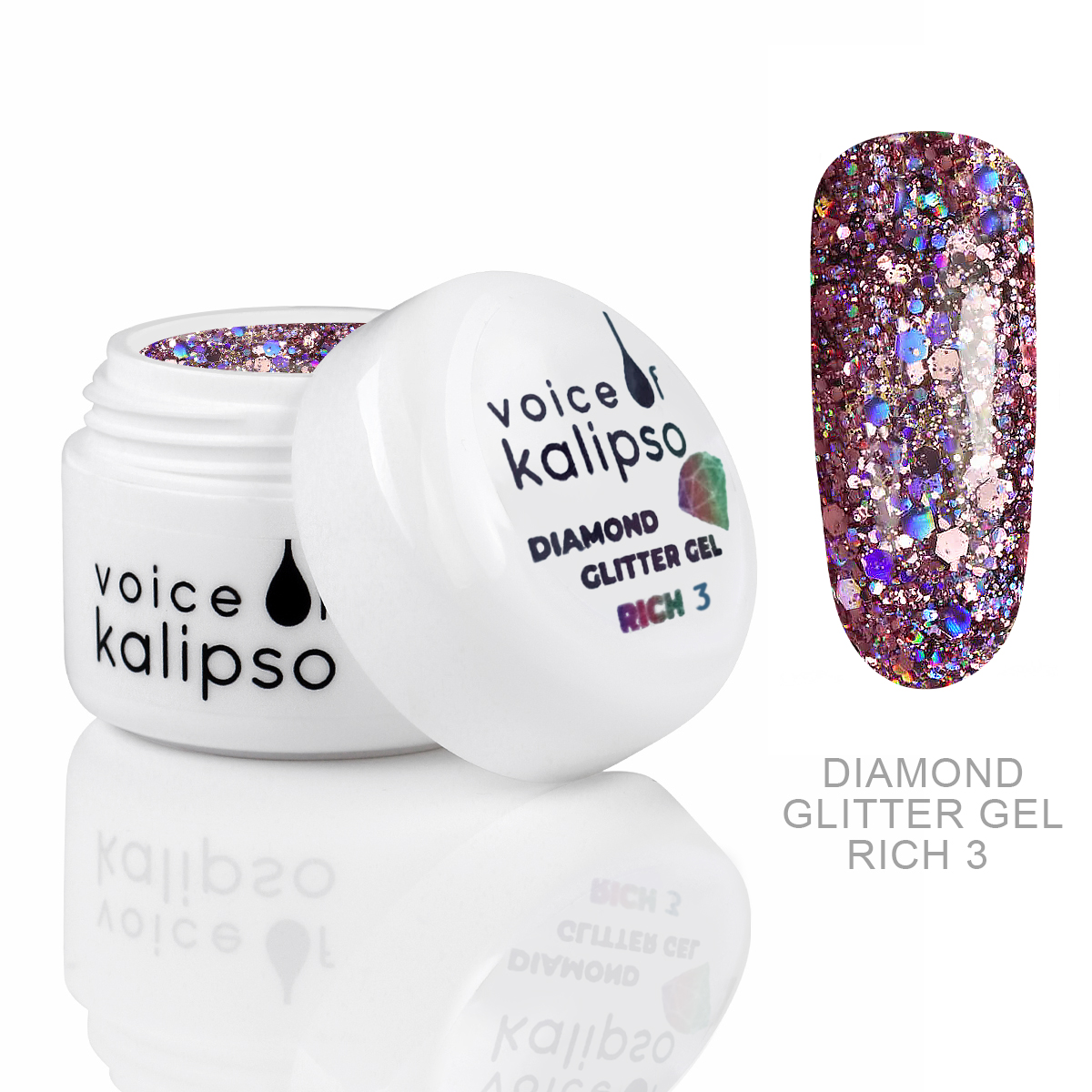 gLITTER-jelʹ diamond Simli Jel RICH 3 VOICE OF KADudakO