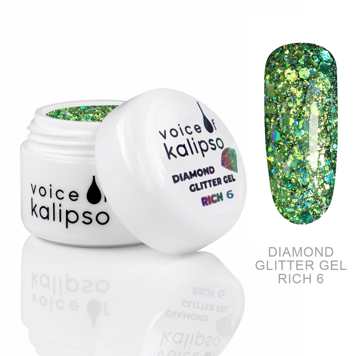 gLITTER-jelʹ diamond Simli Jel RICH 6 VOICE OF KADudakO