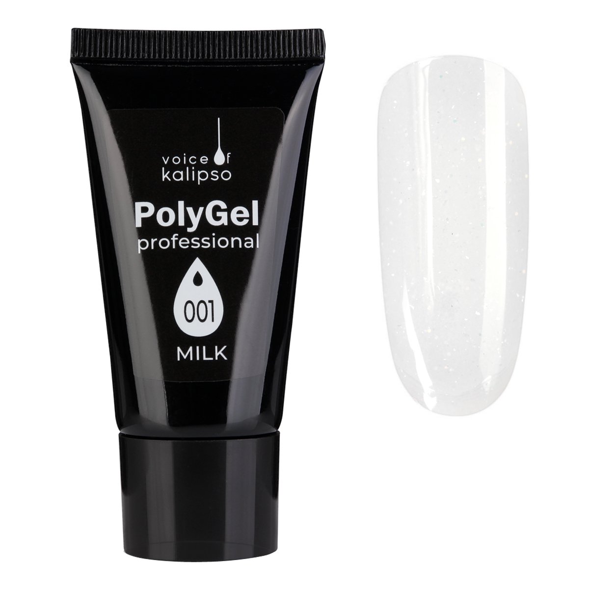 Poligelʹ molochnyy s shimmerom MILK No.001, 15 ml