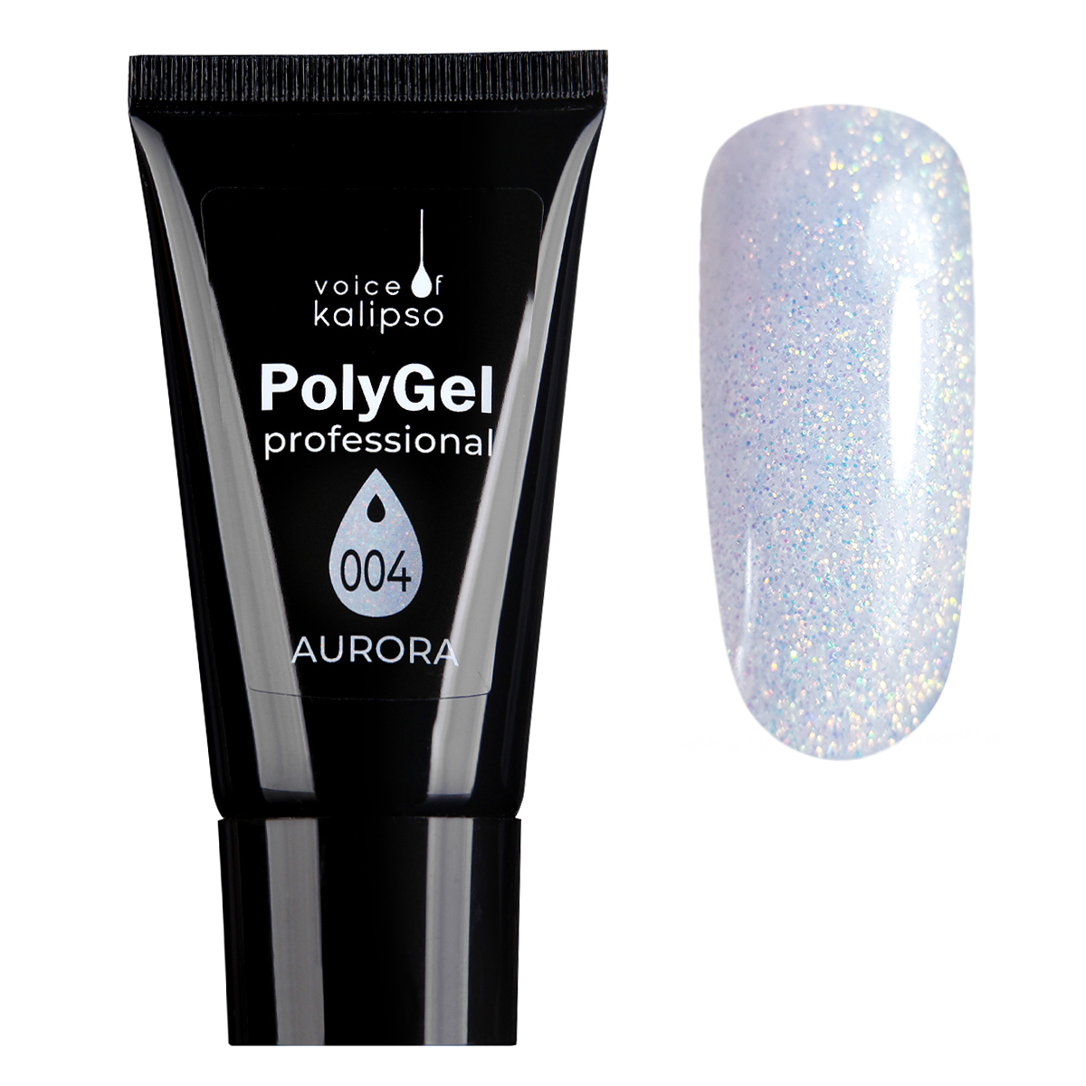 Poligelʹ prozrachnyy s shimmerom AURORA No.004, 15 ml