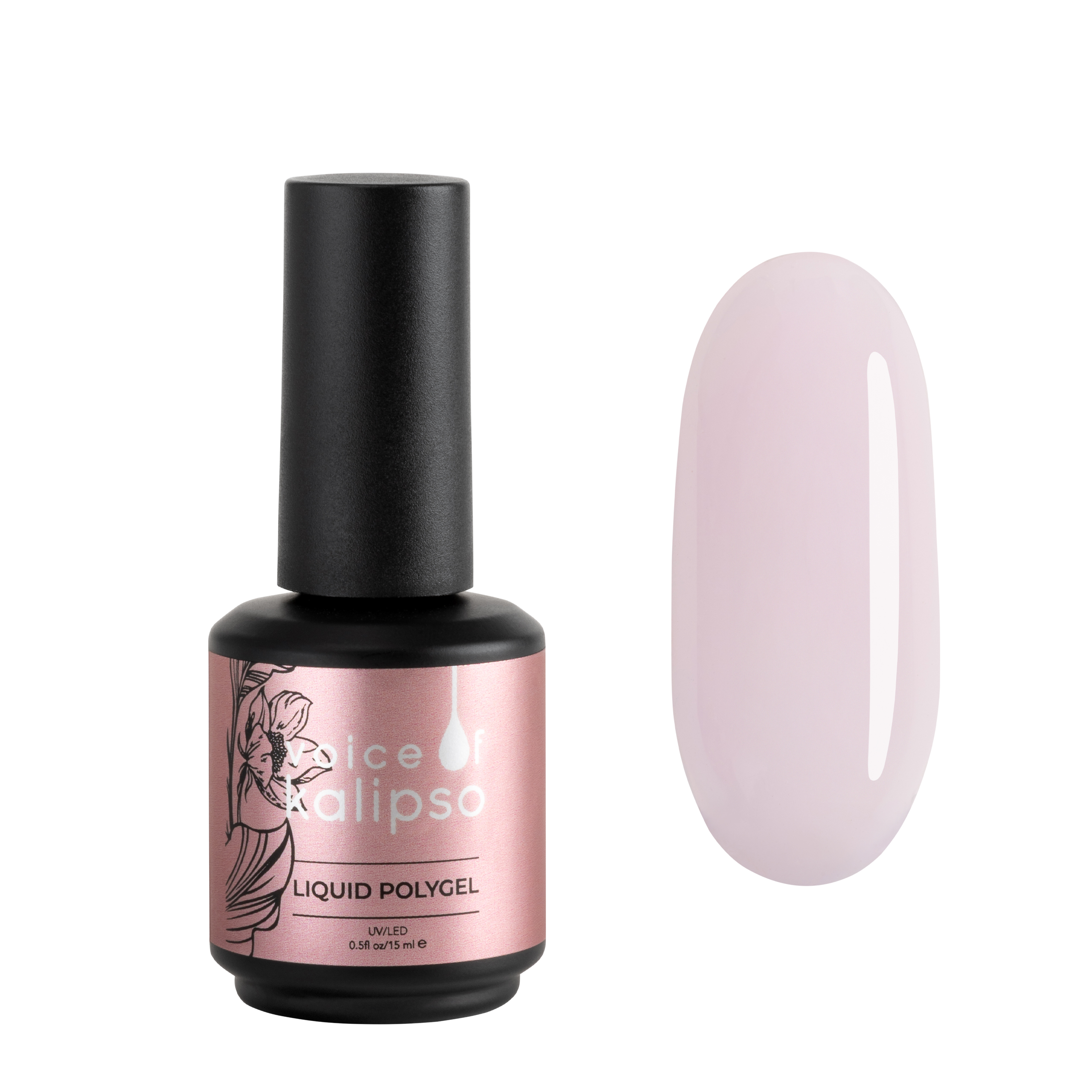 Zhidkiy poligelʹ rozovyy PINK POWDER 04, 15 ml