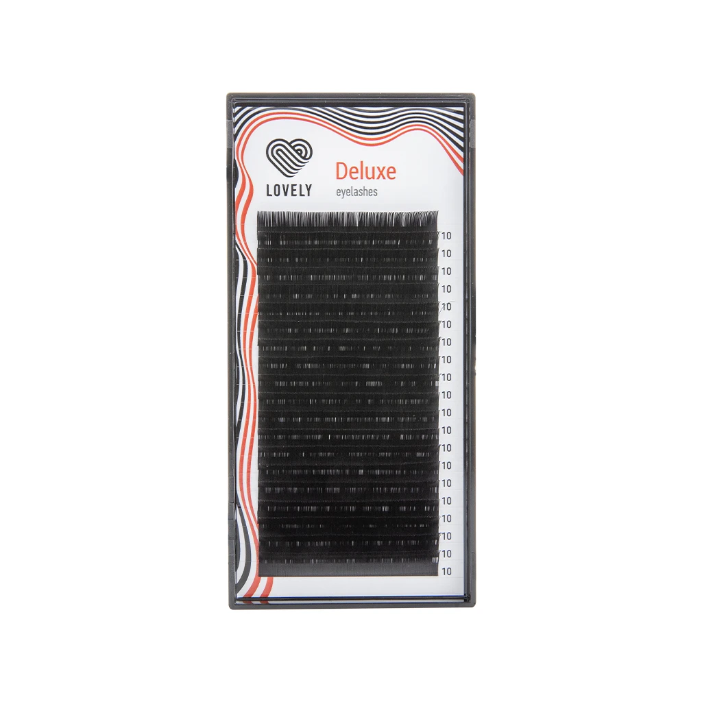 Lovely Black Eyelashes Deluxe Series - 20 Lines