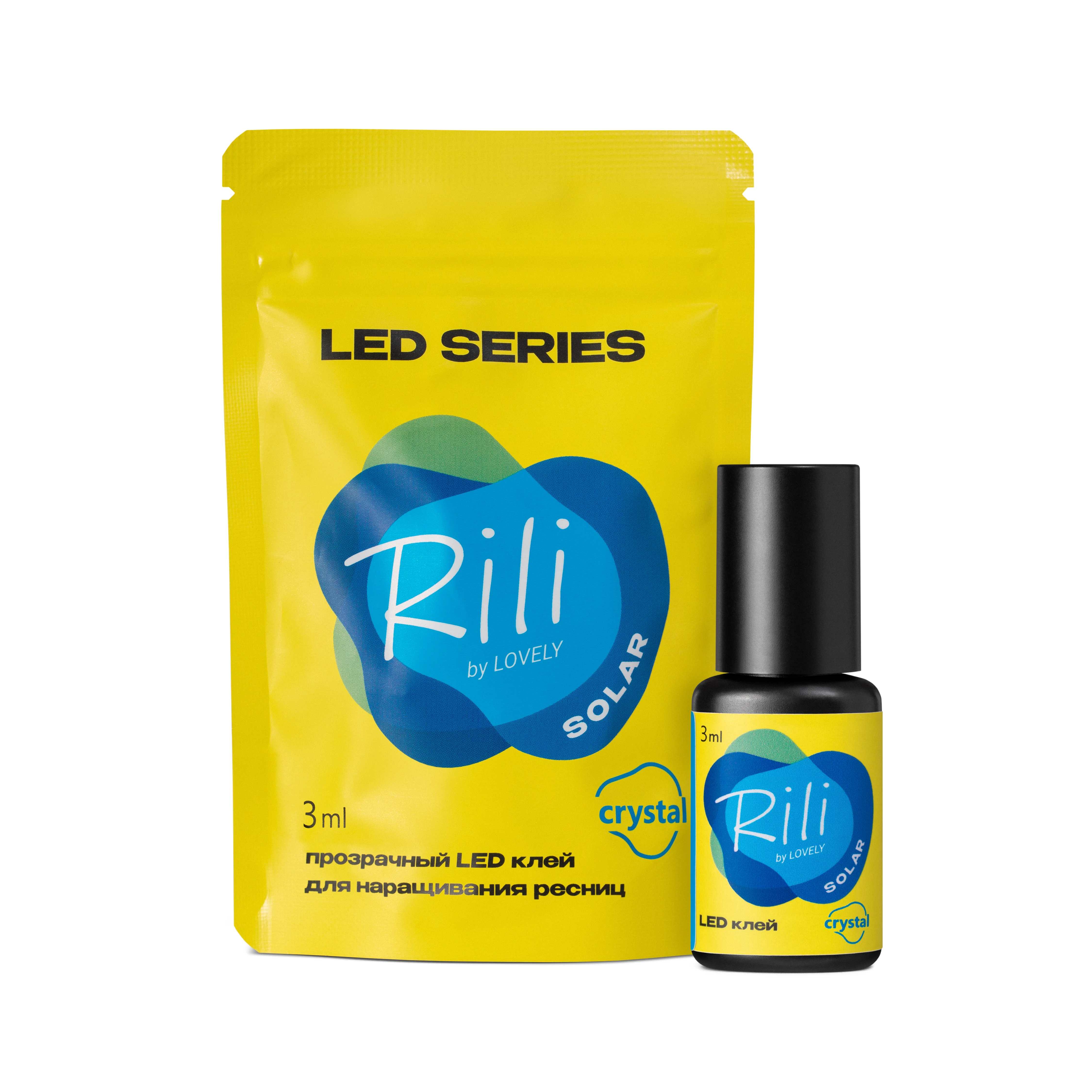 Clear glue for LED extensions Rili Solar Crystal - 3